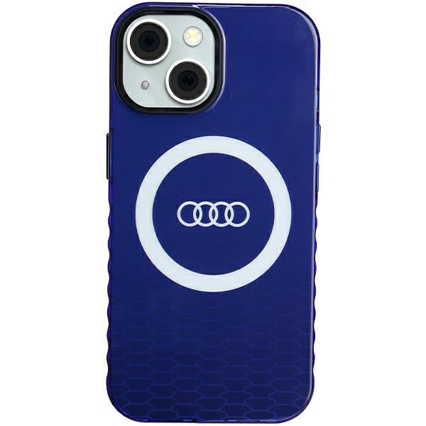 Capa Audi IML Big Logo MagSafe para iPhone 15 / 14 / 13 - azul