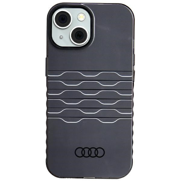 Capa Audi IML MagSafe para iPhone 15 / 14 / 13 - preta