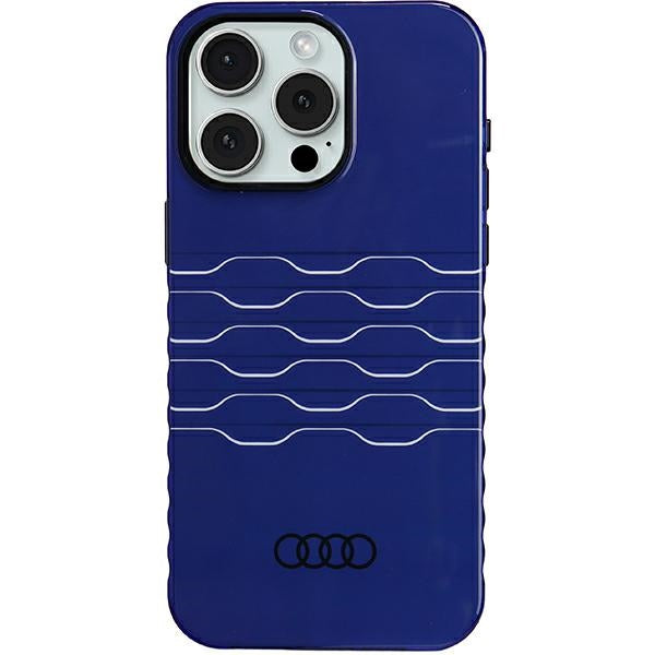 Etui Audi IML MagSafe para iPhone 15 Pro Max - azul