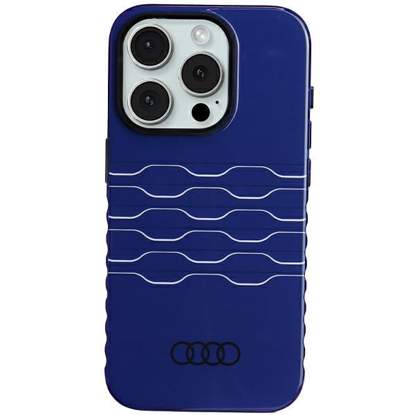 Capa Audi IML MagSafe para iPhone 15 Pro - azul