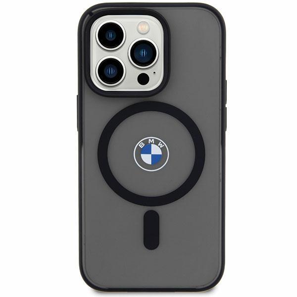 Capa BMW Signature MagSafe para iPhone 14 Plus - preta