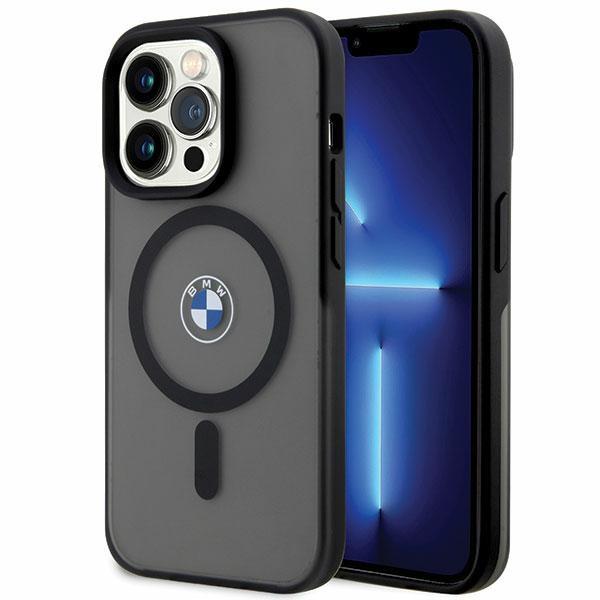 Capa BMW Signature MagSafe para iPhone 14 Pro Max - preta