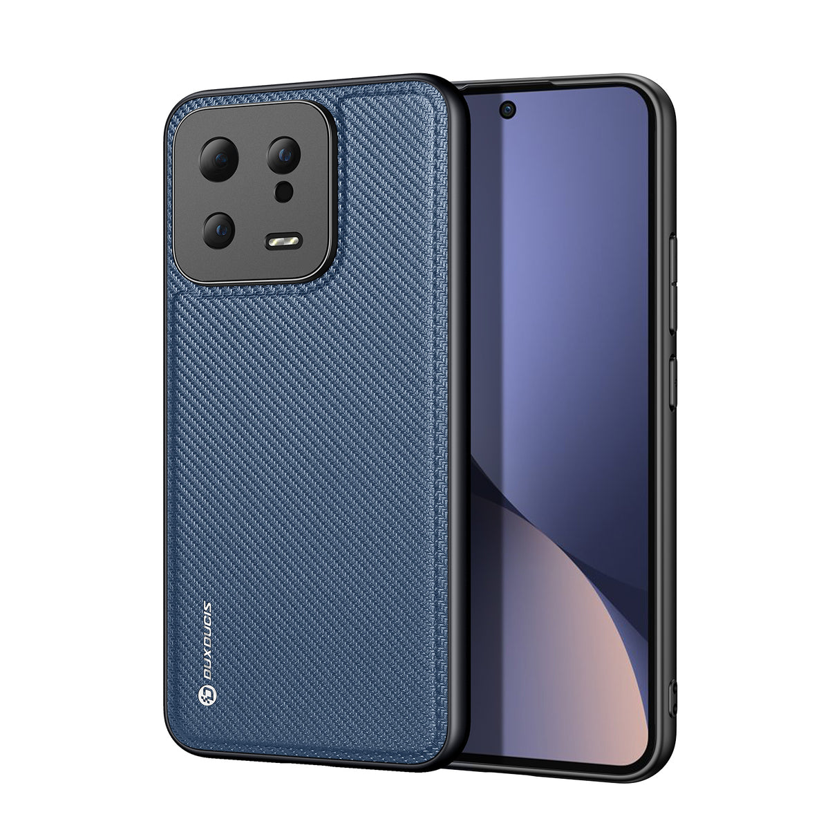 Capa Dux Ducis Fino para Xiaomi 13 com moldura de silicone azul