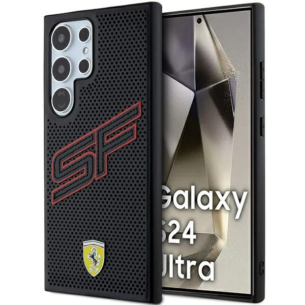 Etui Ferrari Big SF Perfurado para Samsung Galaxy S24 Ultra - preto