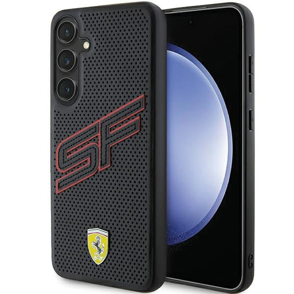 Etui Ferrari Big SF Perfurado para Samsung Galaxy S24 - preto