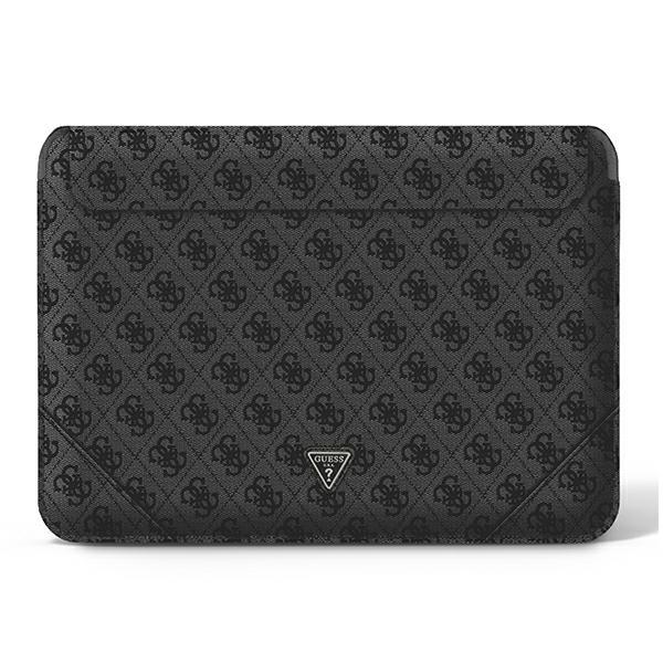 Capa Guess 4G Uptown Triangle Logo para laptop de 13-14'' - preta