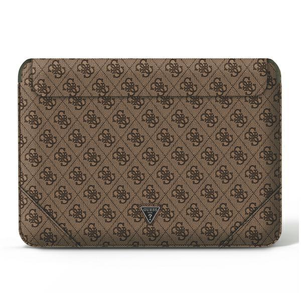 Capa Guess 4G Uptown Triangle Logo para laptop de 16'' - castanho