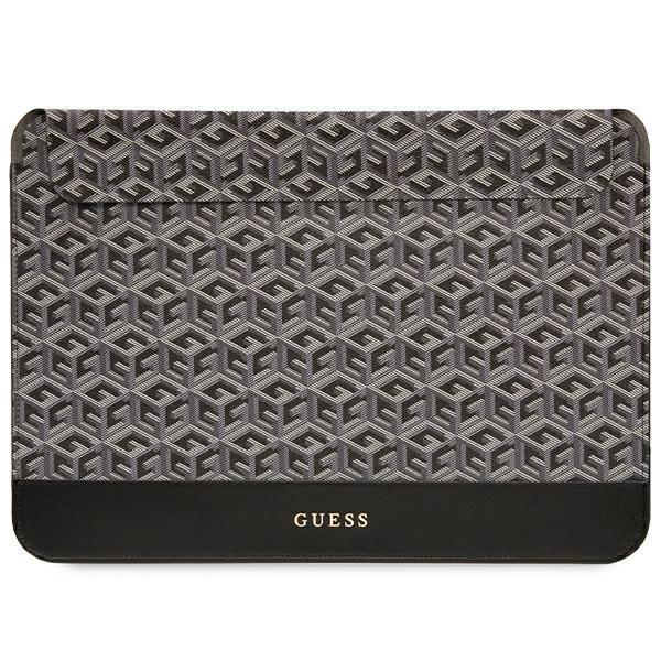 Capa Guess GCube Stripes para laptop de 16" - preta
