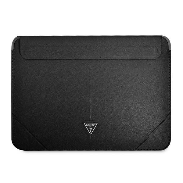 Capa Guess Saffiano Triangle Logo para laptop de 14'' - preta