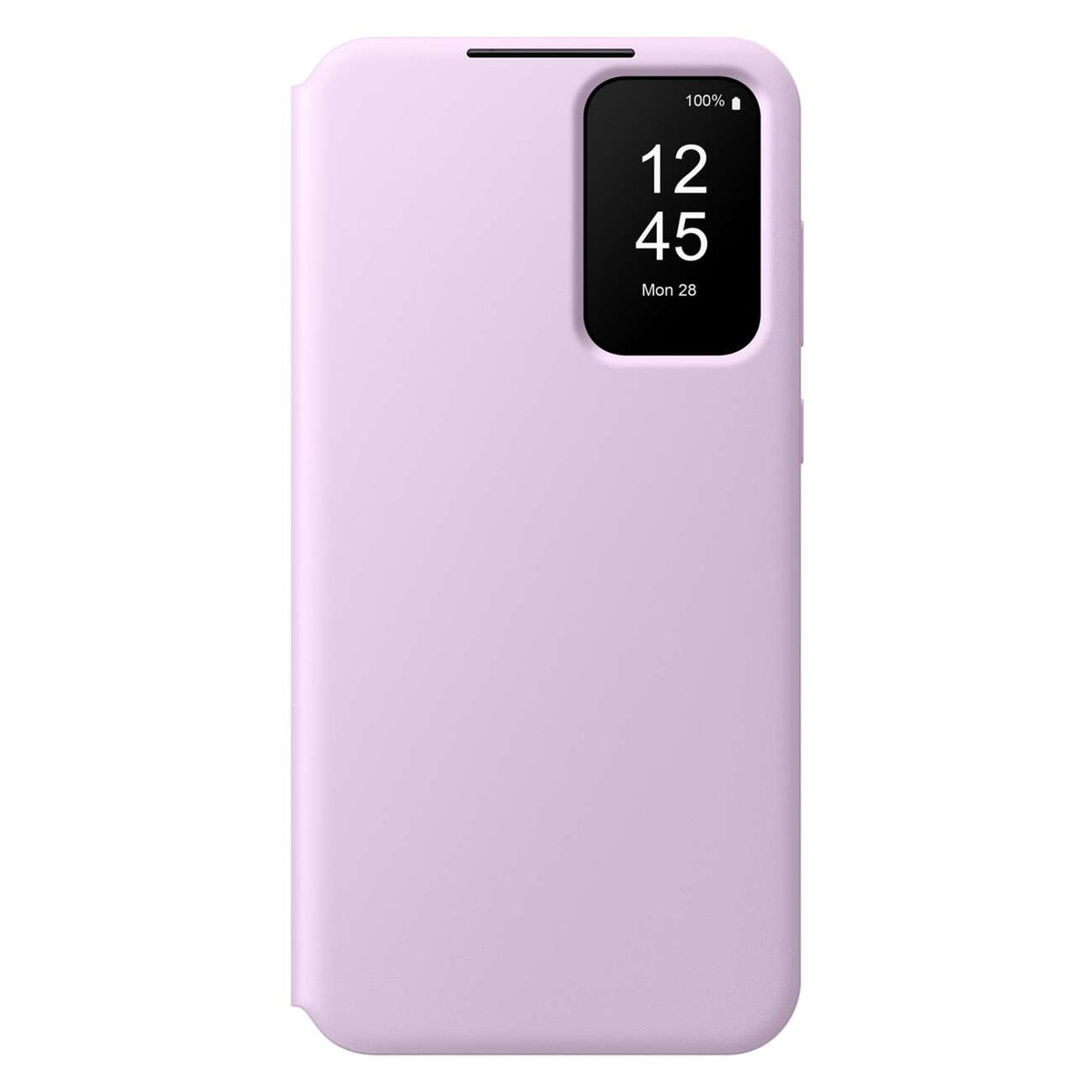 Capa Samsung Smart View Wallet EF-ZA556CVEGWW com aba para Samsung Galaxy A55 - roxa