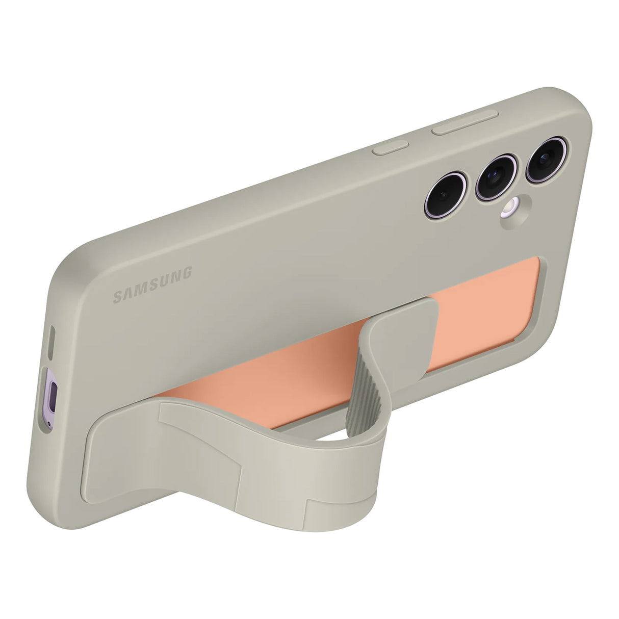 Capa Samsung Standing Grip Case EF-GA556TJEGWW para Samsung Galaxy A55 com suporte - cinza