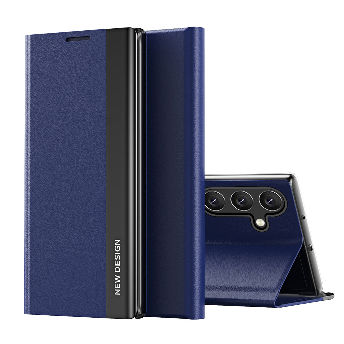Capa Sleep Case Pro para Samsung Galaxy A24 4G com aba suporte na cor azul