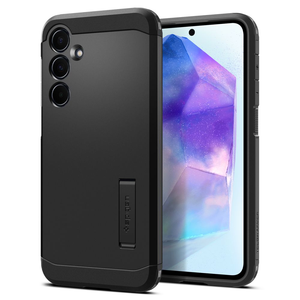 Capa Spigen Tough Armor para Samsung Galaxy A55 5G - preta