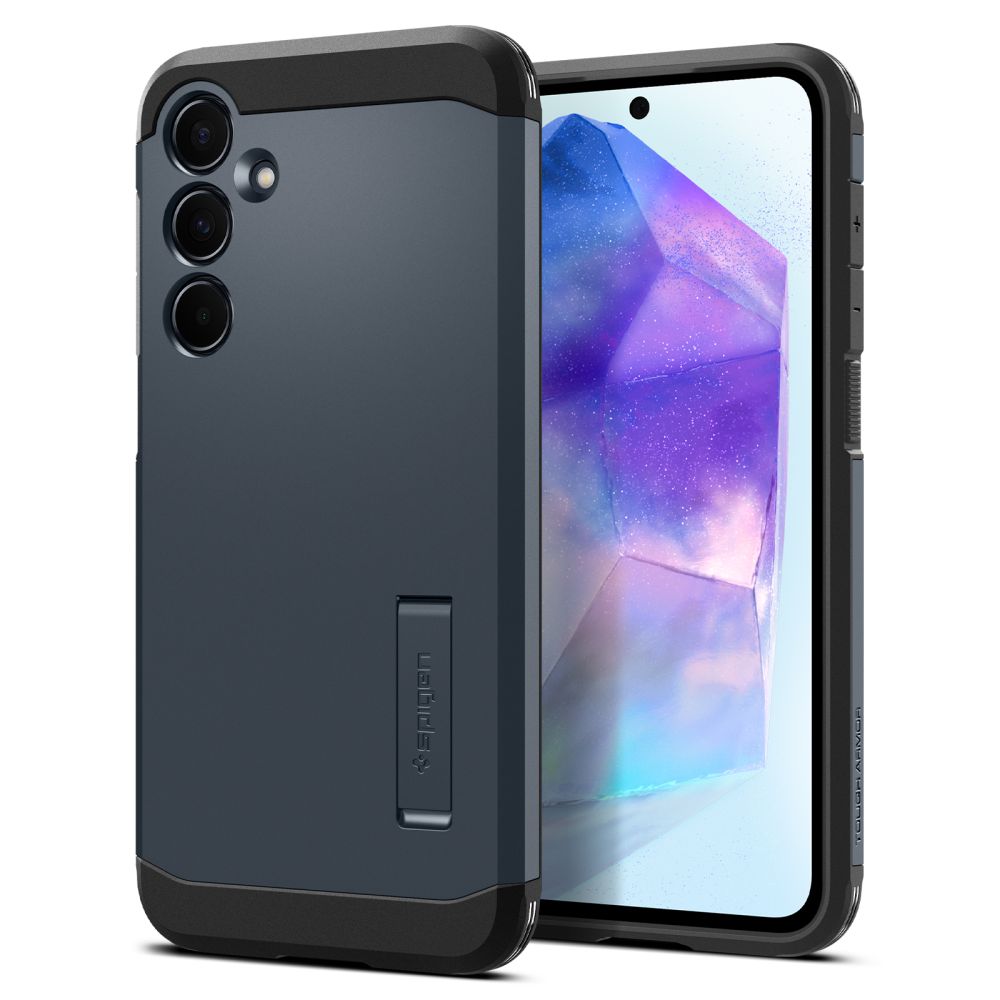 Capa Spigen Tough Armor para Samsung Galaxy A55 5G - cinza