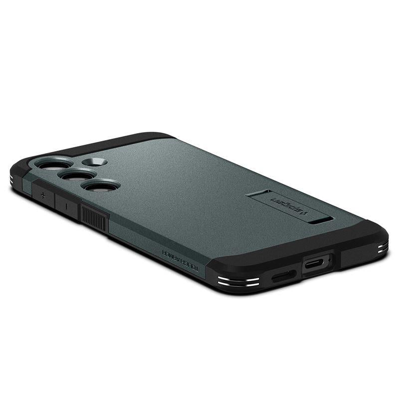 Capa Spigen Tough Armor para Samsung Galaxy S24 - verde escuro