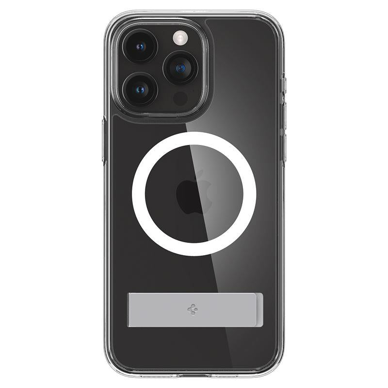 Capa Spigen Ultra Hybrid S MagSafe com suporte para iPhone 15 Pro - transparente
