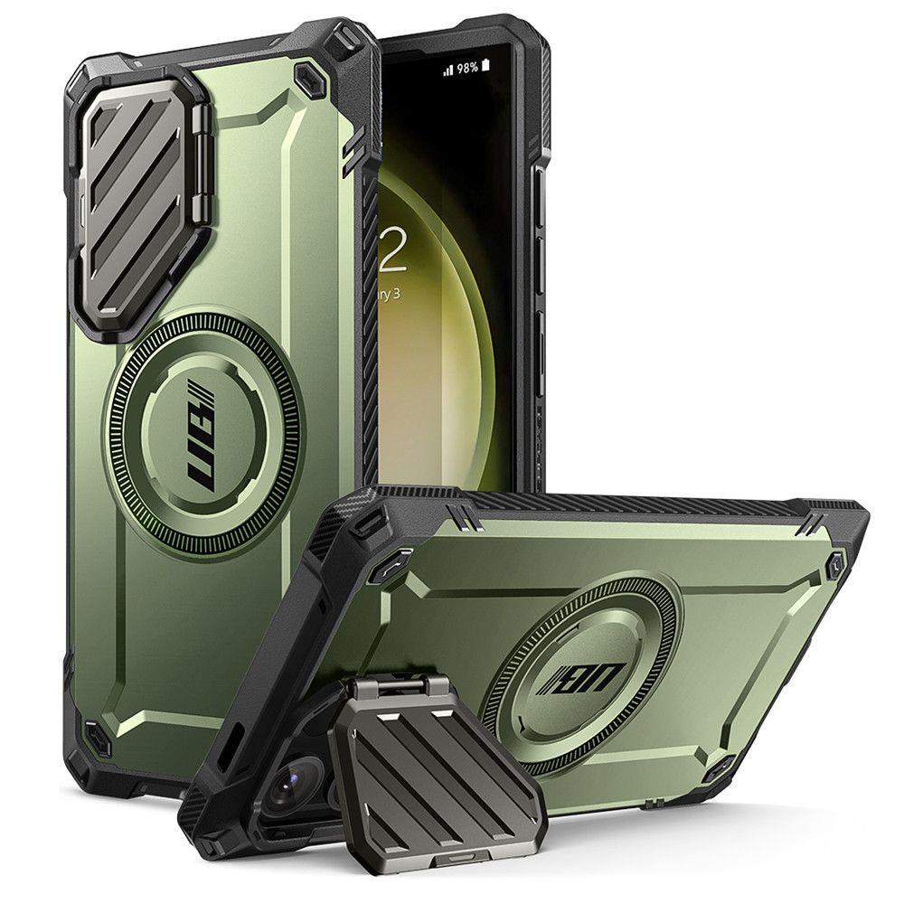 Capa Supcase UB XT Mag com MagSafe para Samsung Galaxy S24 Ultra - verde