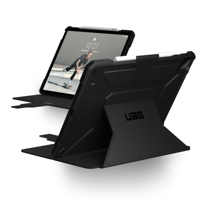 Capa UAG Metropolis para iPad Pro 12.9" 4/5/6G com suporte para Apple Pencil - preta