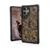Capa UAG Pathfinder Magnet SE para Samsung Galaxy S24 Ultra com módulo magnético - camuflado castanho