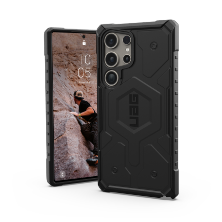 Etui UAG Pathfinder Magnet para Samsung Galaxy S24 Ultra 5G com módulo magnético - preto