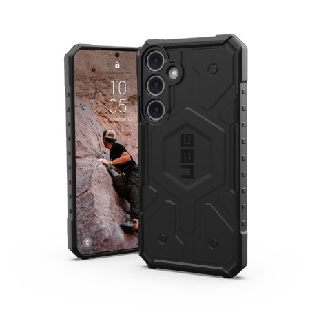 Estojo UAG Pathfinder Magnet para Samsung Galaxy S24+ com módulo magnético - preto
