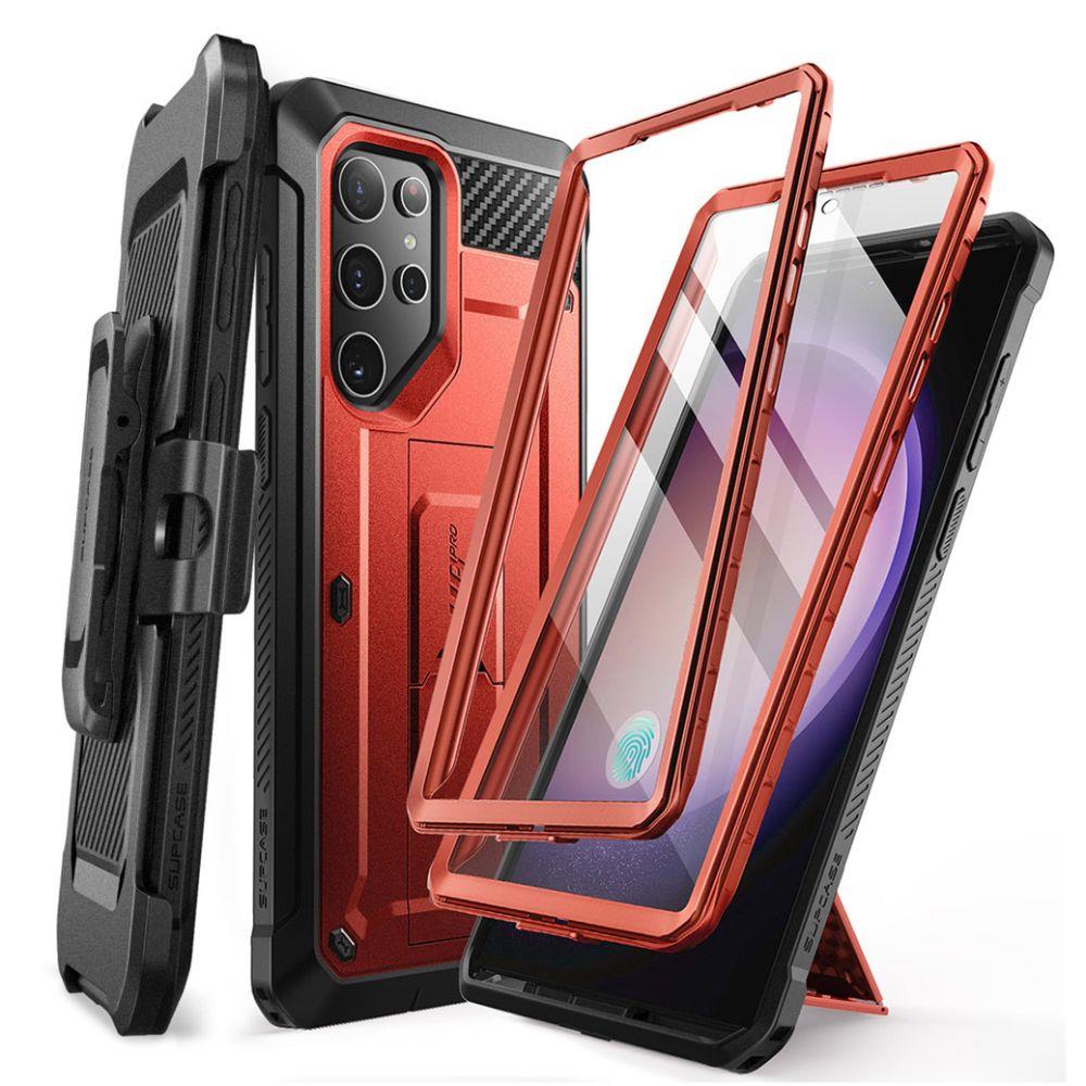 Capa Supcase Unicorn Beetle Pro para Samsung Galaxy S24 Ultra - vermelha
