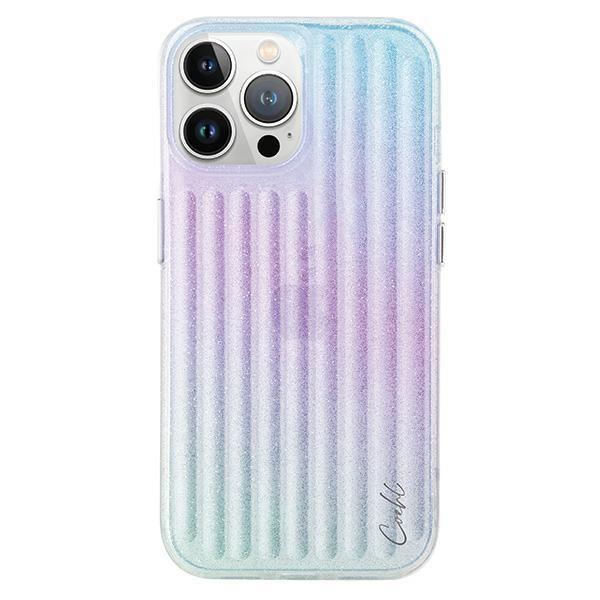 Capa UNIQ Coehl Linear para iPhone 15 Pro Max - rosa-azul