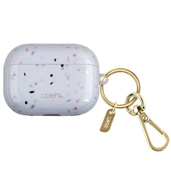 Etui Uniq Coehl Terrazzo para AirPods Pro 2 - cor areia