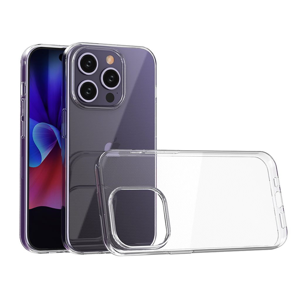 Capa para iPhone 15 Pro da série Ultra Clear na cor transparente