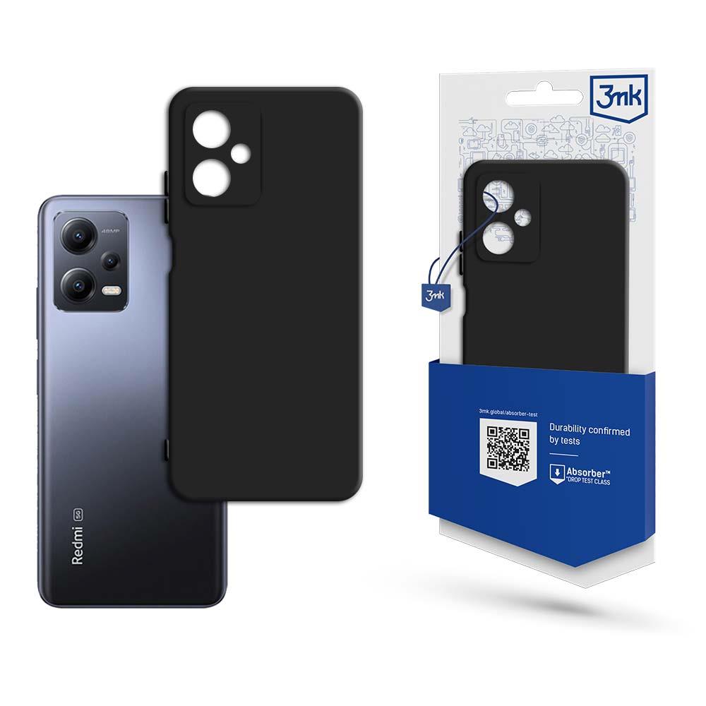 Capa 3mk Matt Case para Redmi Note 12 5G - preta