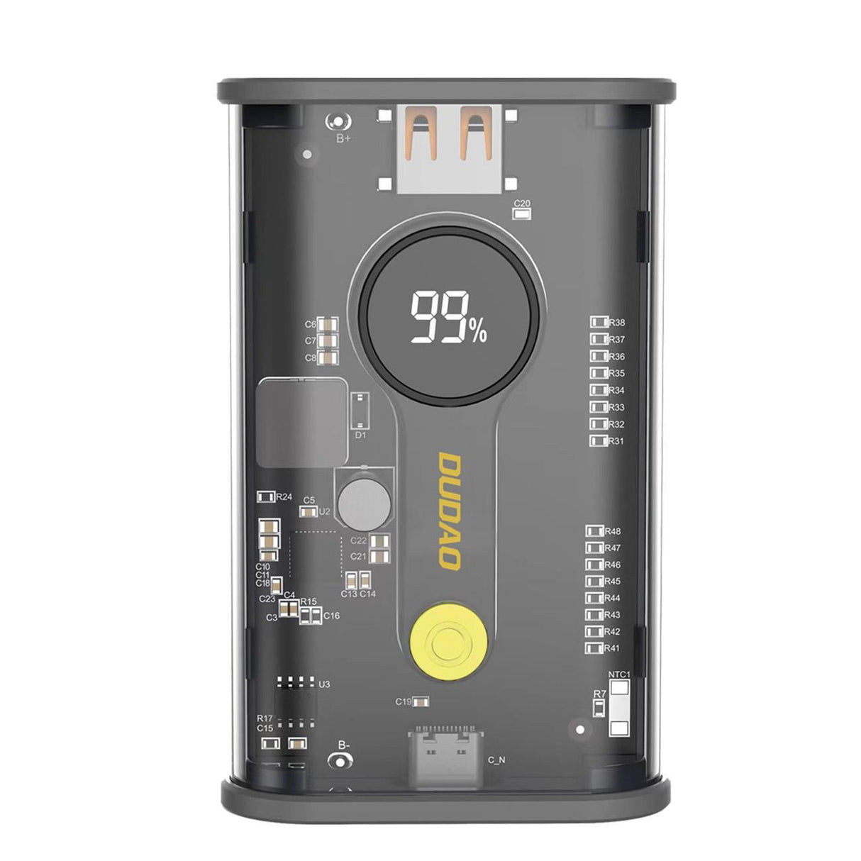 Bateria externa Dudao 20000mAh 1xUSB-A / 1xUSB-C 22.5W PD preto (K16Pro)
