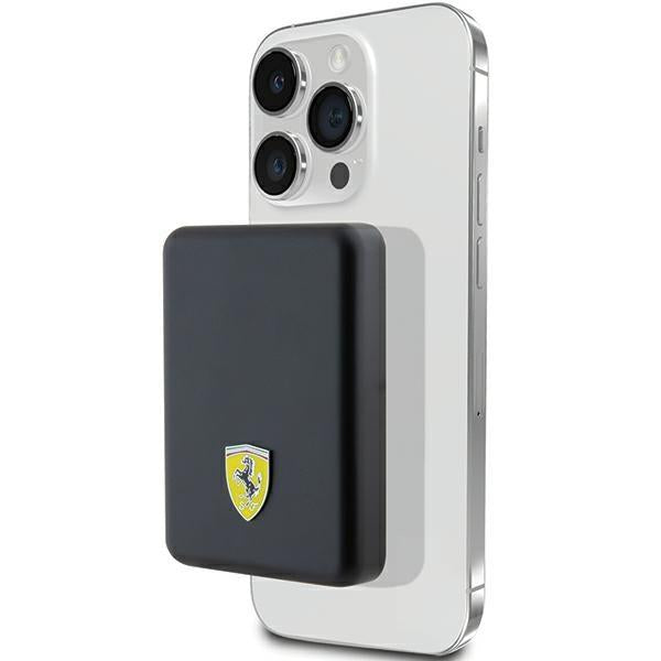 Powerbank Ferrari Metal Logo MagSafe 15W 5000mAh - preto
