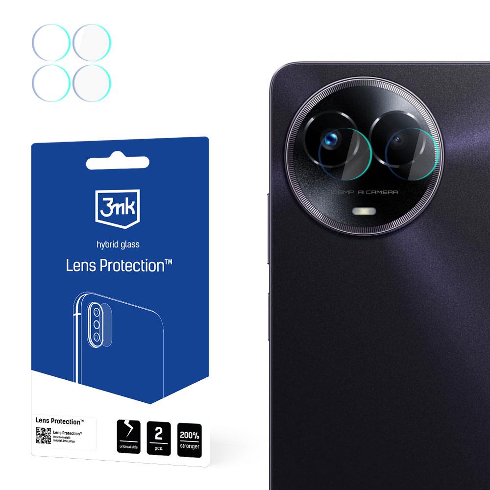 Vidro para câmera 3mk Lens Protection™ híbrido para Realme 11 5G