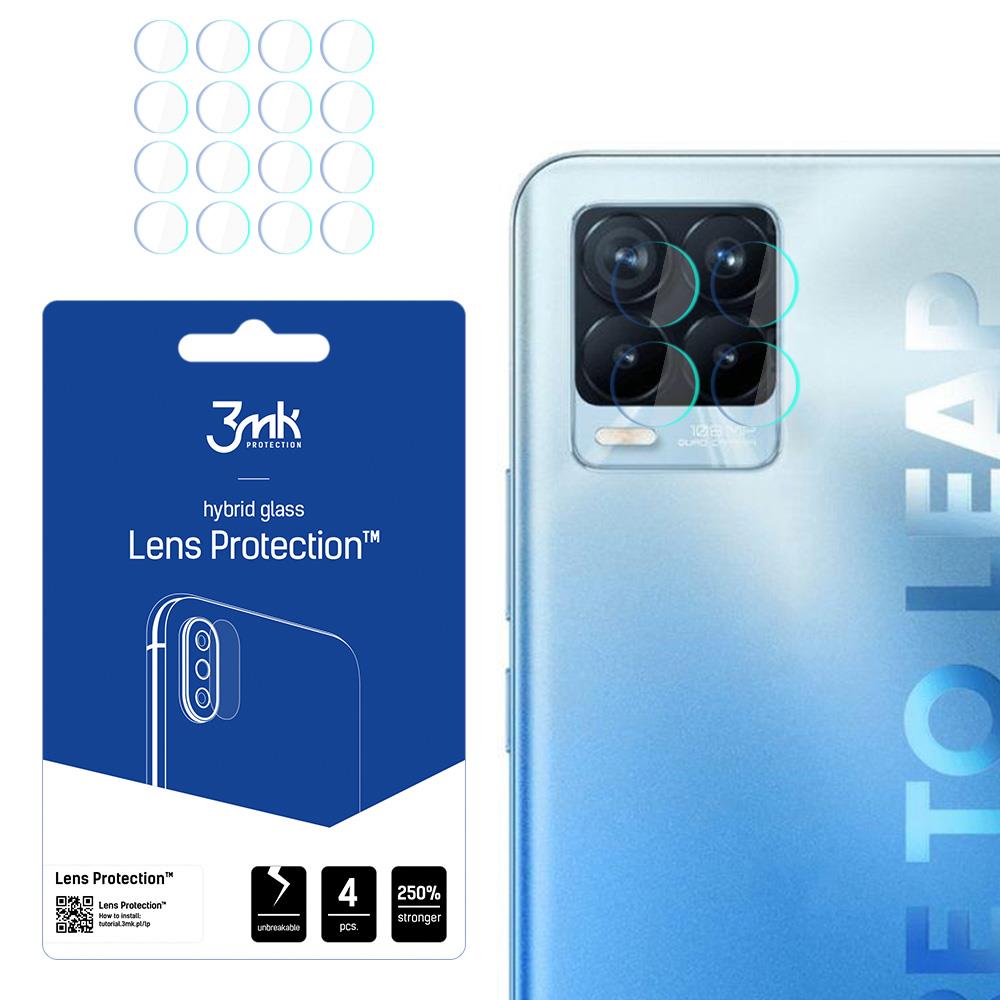 Proteção híbrida 3mk Lens Protection™ para lente de câmera no Realme 8 Pro