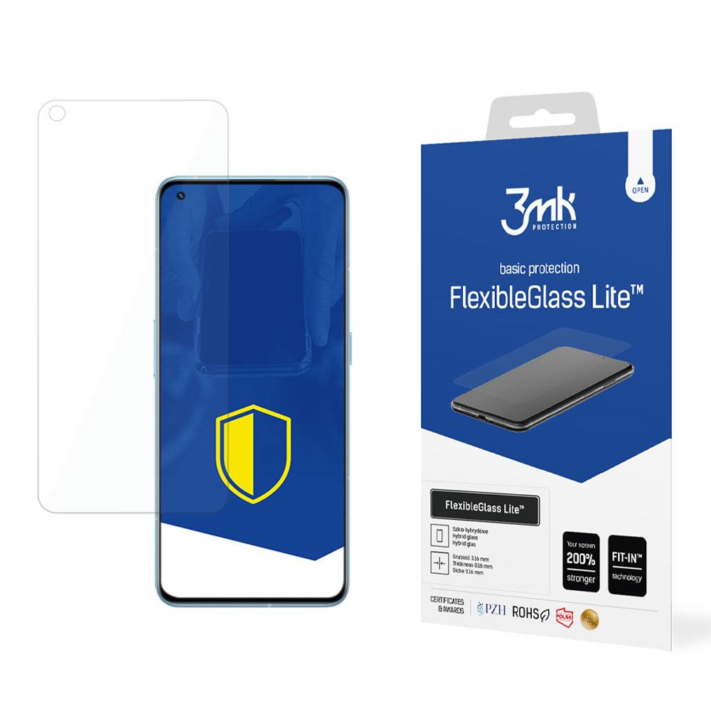 Vidro híbrido 3mk FlexibleGlass Lite™ para Realme GT 2 Pro