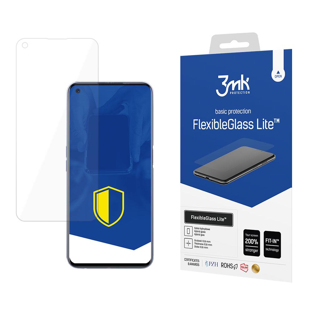Vidro híbrido 3mk FlexibleGlass Lite™ para Realme GT 5G