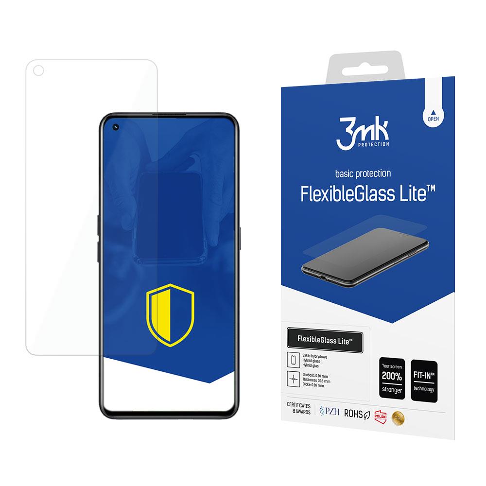 Vidro híbrido 3mk FlexibleGlass Lite™ para Realme GT Neo 2 5G / GT Neo 3T 5G