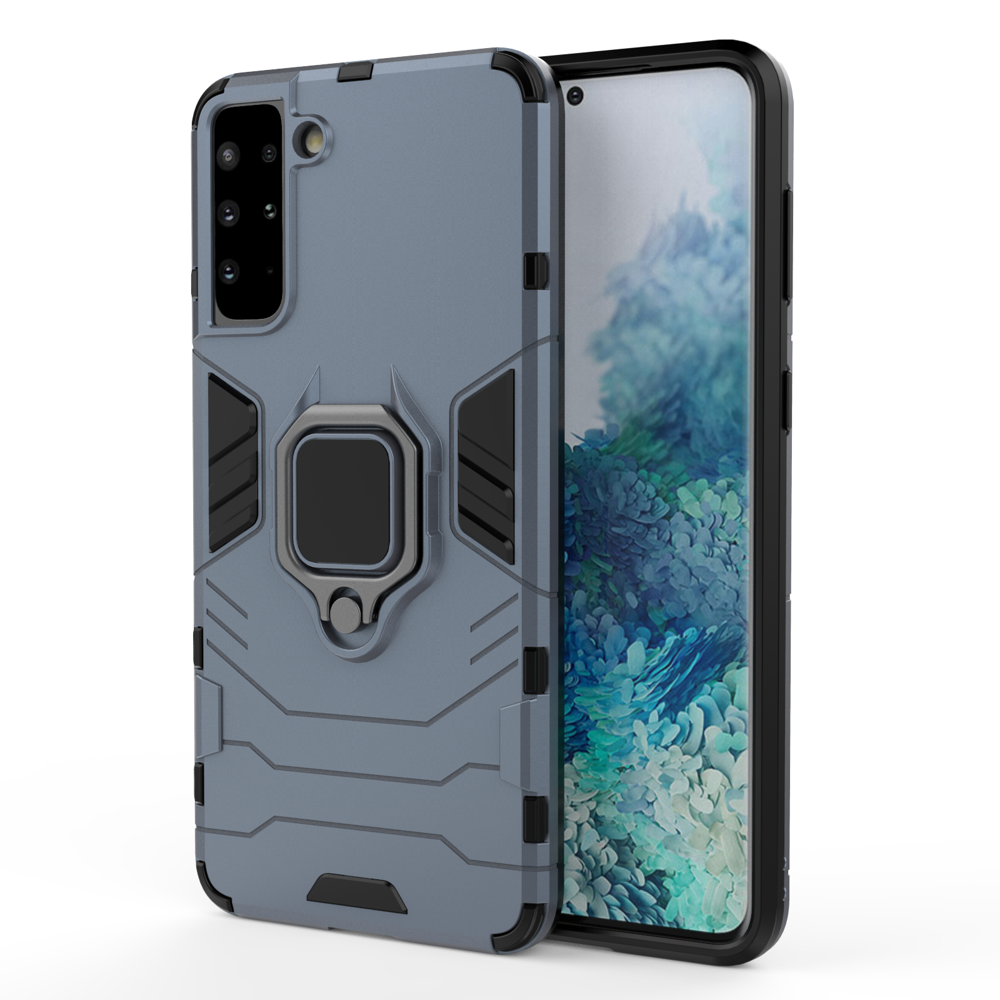 Estojo Honeycomb blindado com moldura de gel para Samsung Galaxy S21 Ultra 5G transparente