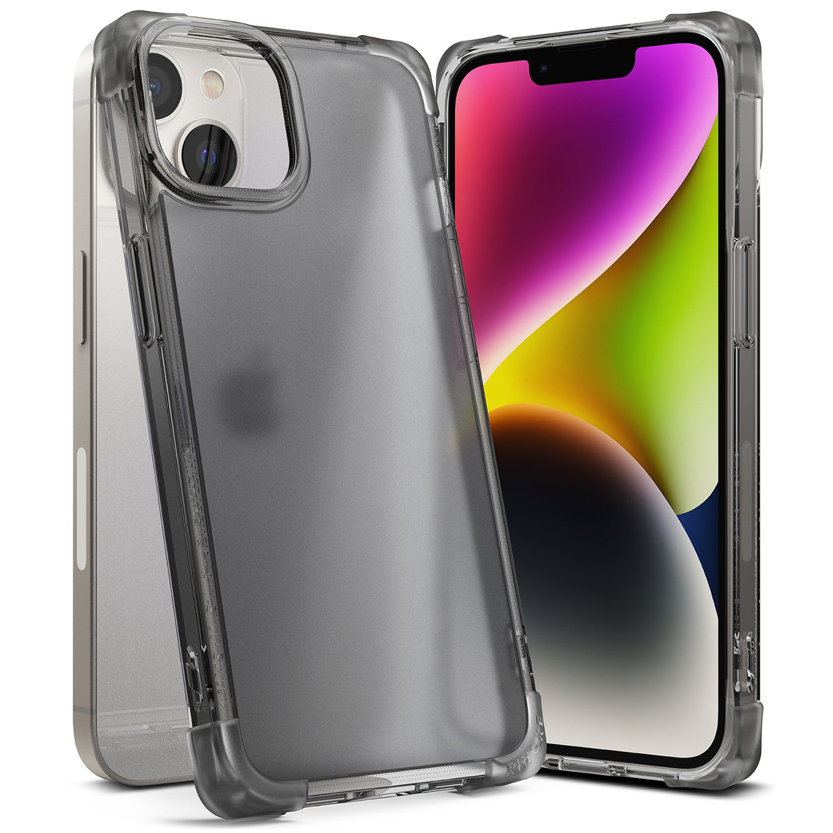 Capa Ringke Fusion Bumper para iPhone 14 Plus na cor cinza