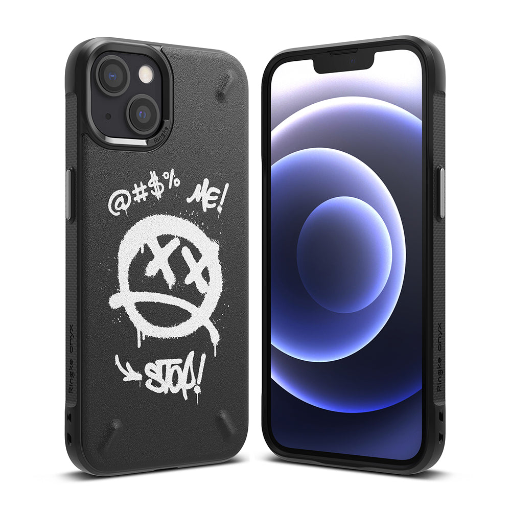 Ringke Onyx Design capa resistente para iPhone 13 mini preto (Graffiti) (OD541E233)