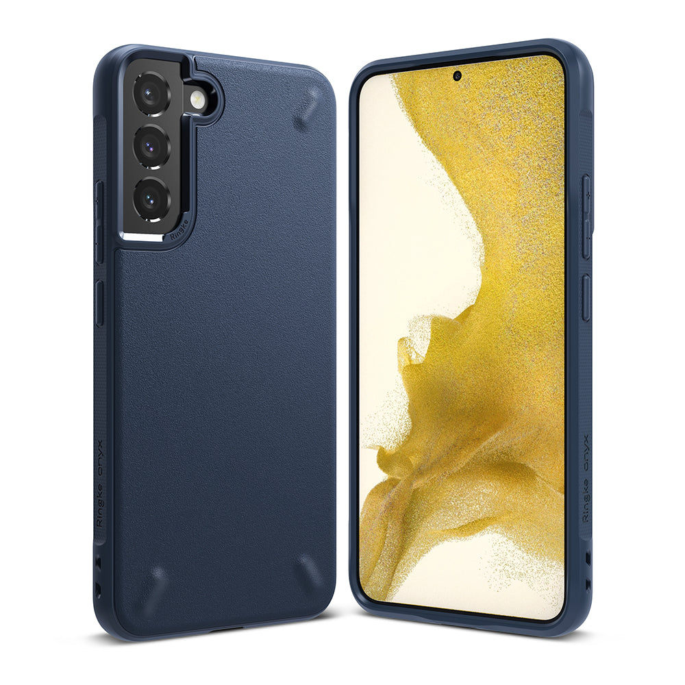 Capa resistente Ringke Onyx para Samsung Galaxy S22+ (S22 Plus) na cor azul-marinho
