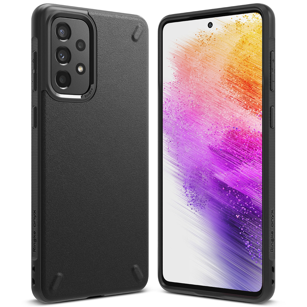 Capa resistente Ringke Onyx para Samsung Galaxy A73 preta