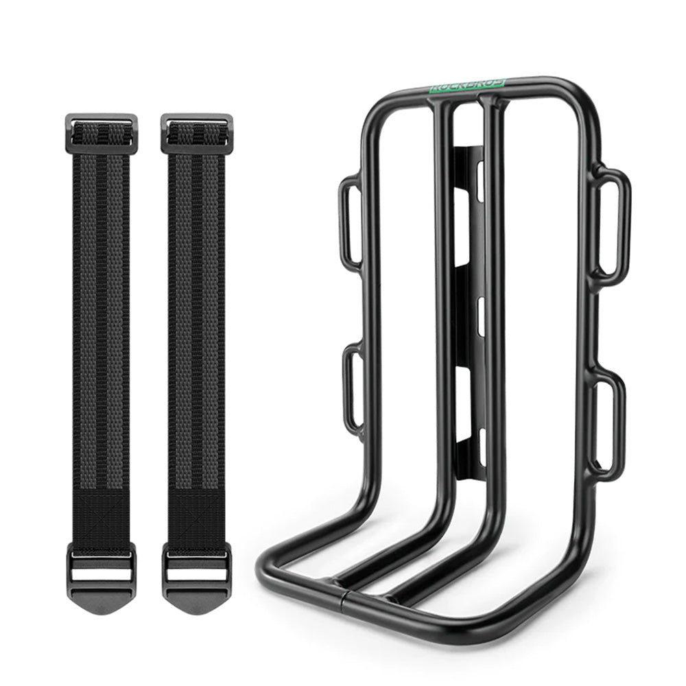 Prateleira dianteira para garfo de bicicleta Rockbros 33210010001 - preta