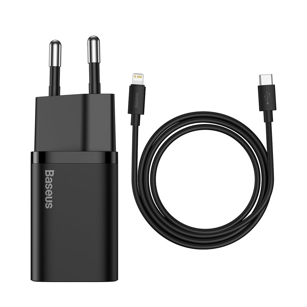 Cabo Baseus CATLJK-A01 Lightning - USB-C PD 20W 480Mb/s 1m - preto