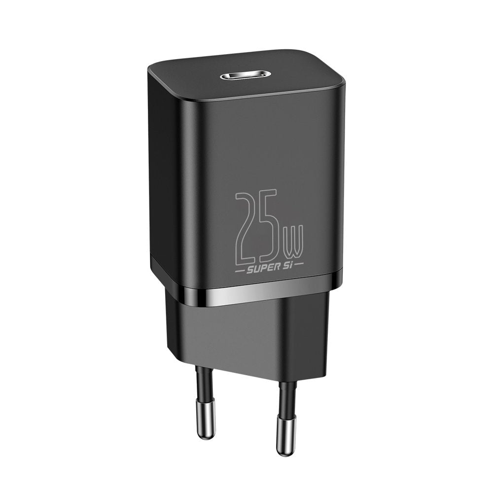 Baseus Super Si 1C carregador rápido USB Tipo C 25W Power Delivery Quick Charge preto (CCSP020101)
