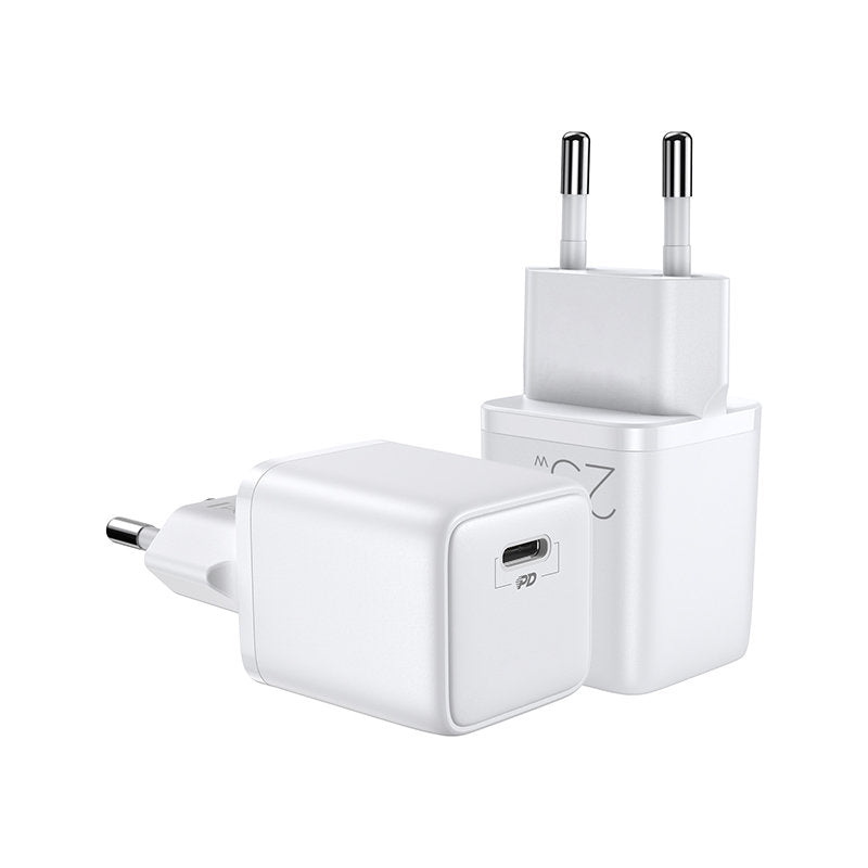 Joyroom carregador de rede rápido USB Tipo C 25W 3A plugue EU branco (L-P251)