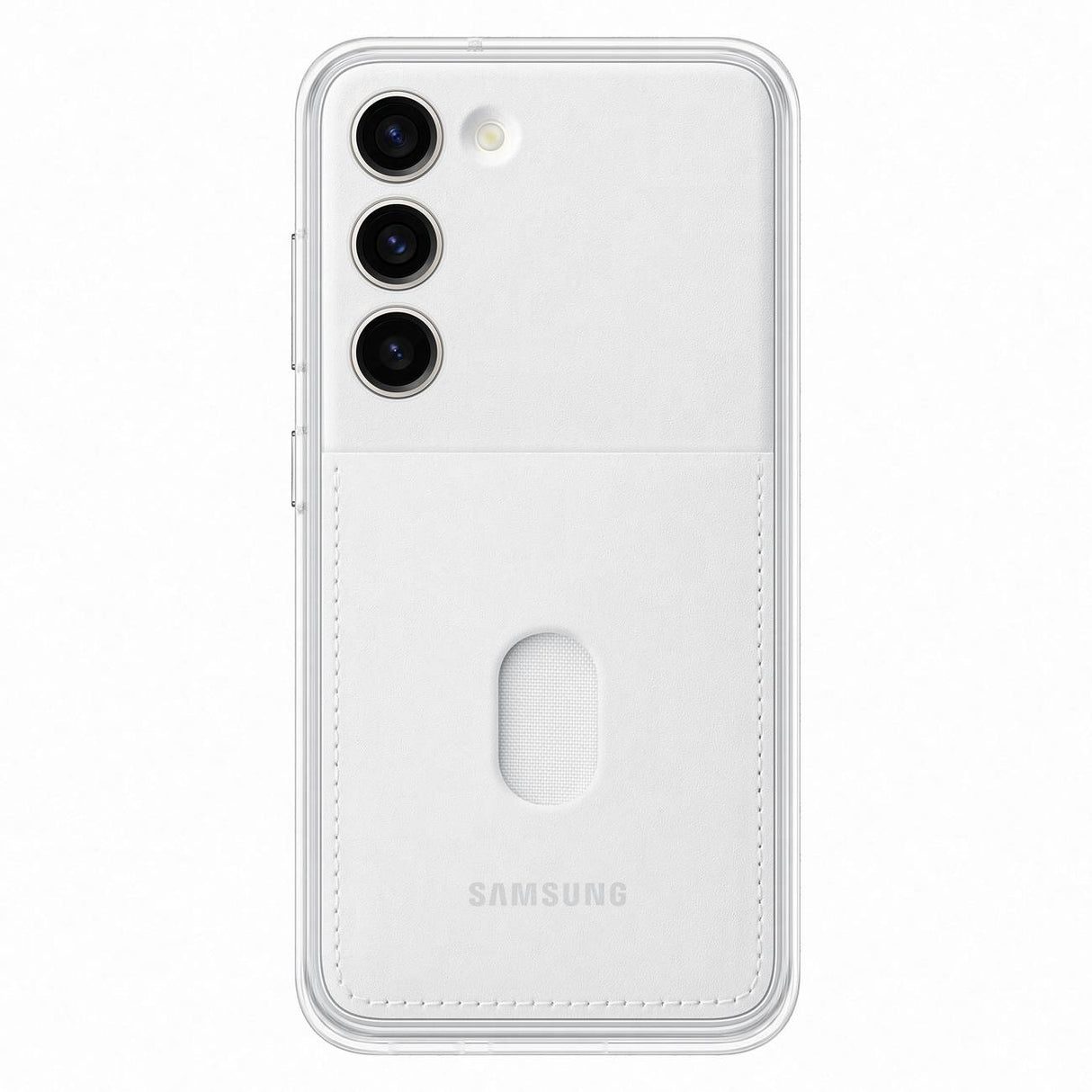 Capa Samsung Frame para Samsung Galaxy S23 com traseira substituível branca (EF-MS911CWEGWW)