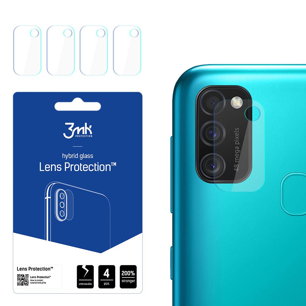 Proteção híbrida 3mk Lens Protection™ para lente de câmera no Samsung Galaxy M21
