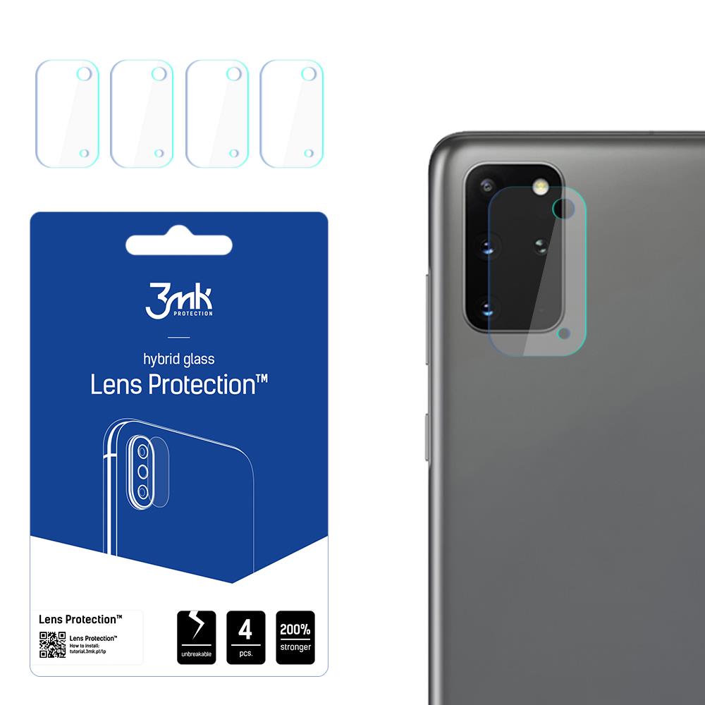 Vidro para câmera 3mk Lens Protection™ híbrido para Samsung Galaxy S20 Plus 5G