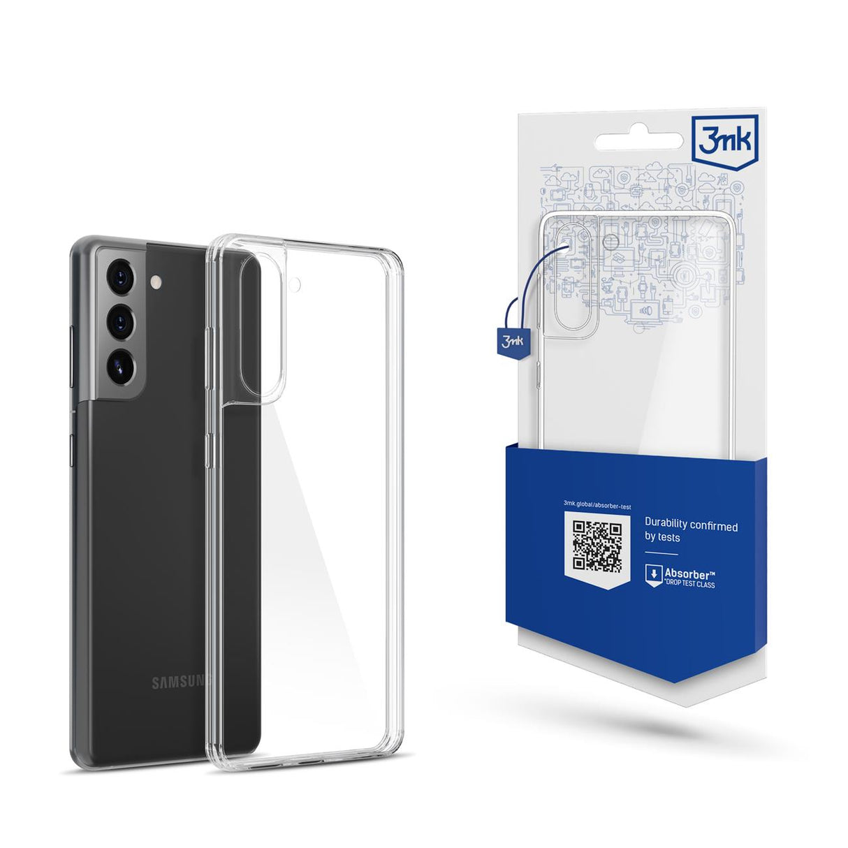 Capa Transparente 3mk Etui para Samsung Galaxy S21 FE 5G - transparente